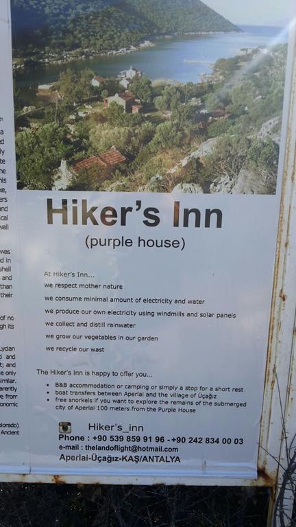 Hiker'S Inn-Purple House Kaleucagız Eksteriør bilde